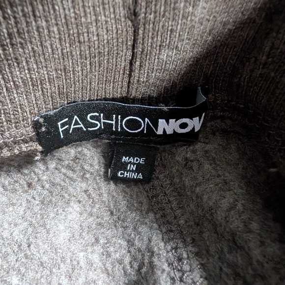 Fashion Nova Stole Your Boyfriend's Oversized Joggers-Charcoal Size 1X (NWOT) - Picture 9 of 12
